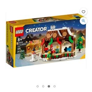 NWT LEGO CREATOR WINTER MARKET STALL